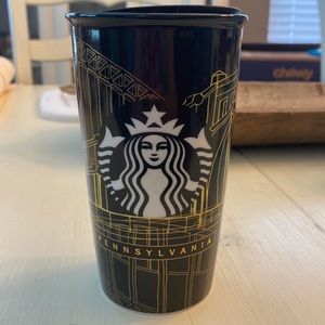 Starbucks Pittsburgh double insulted mug